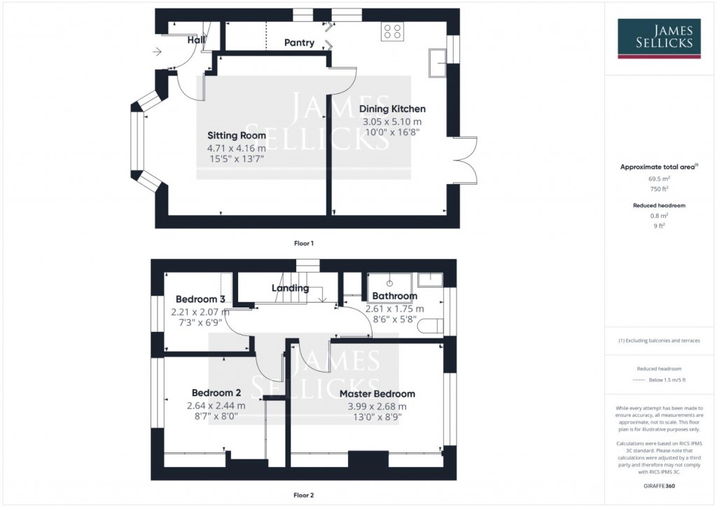 Floorplans For Gleneagles Avenue, Rushey Mead, Leicester