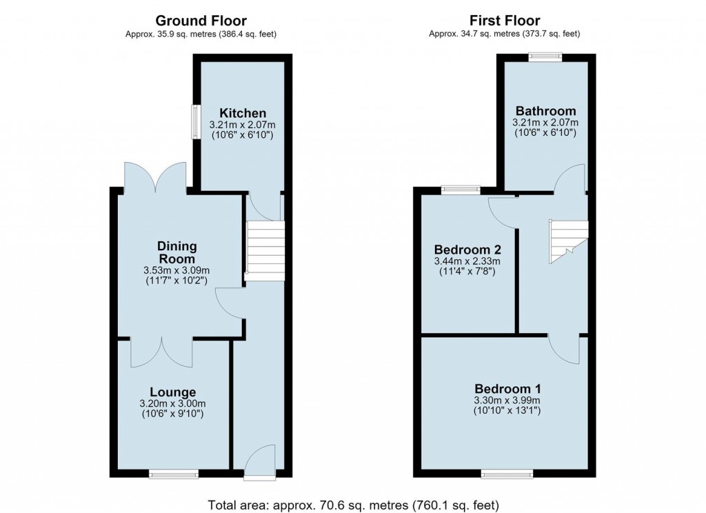 Floorplans For Essex Street, Northampton, NN2