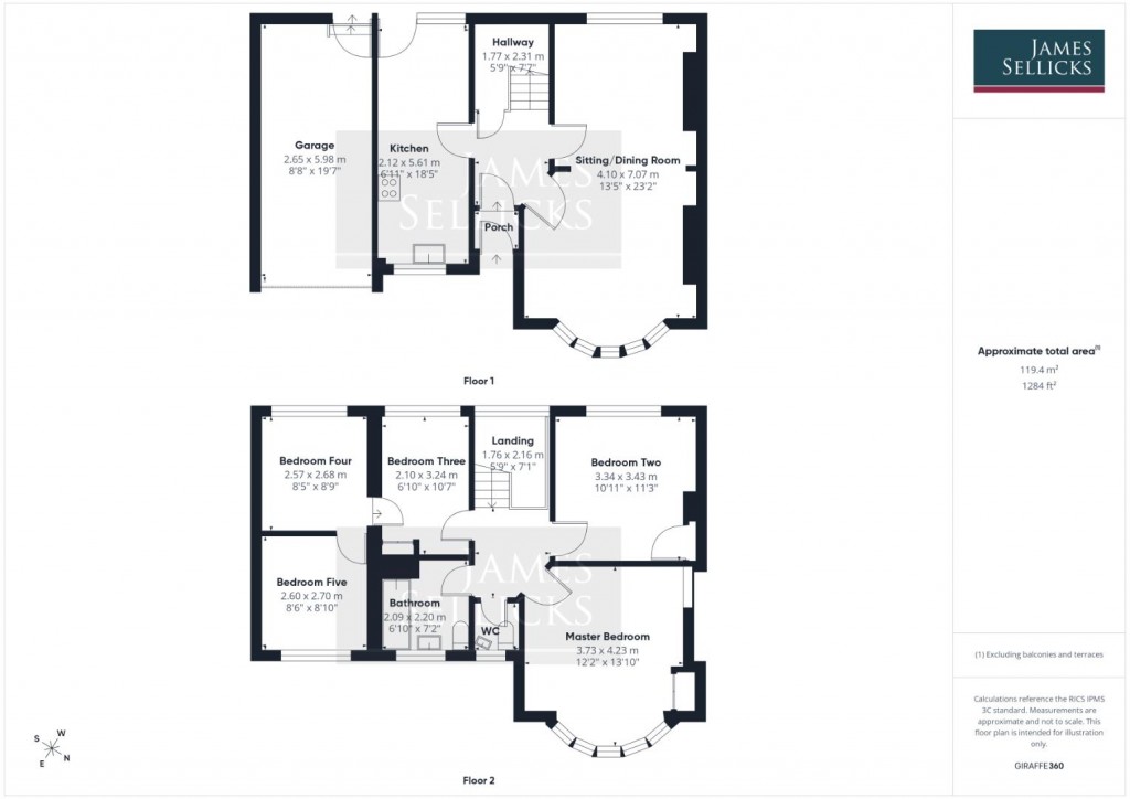Floorplans For Midway Road, Evington, Leicester