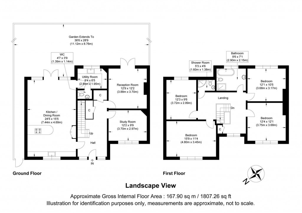 Floorplans For Landscape View, Saffron Walden