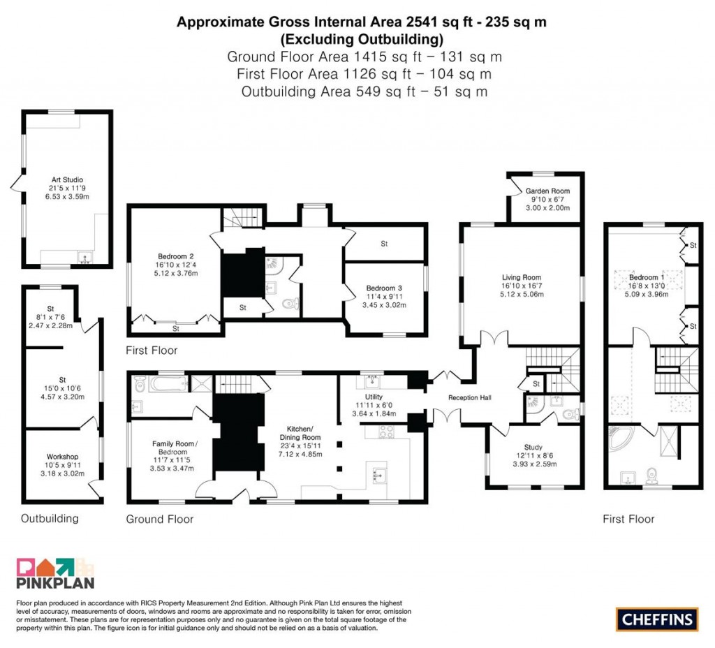 Floorplans For The Street, Holywell Row