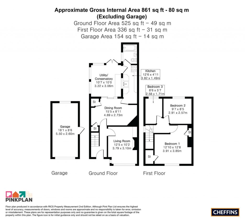 Floorplans For Cromwell Road, Cambridge