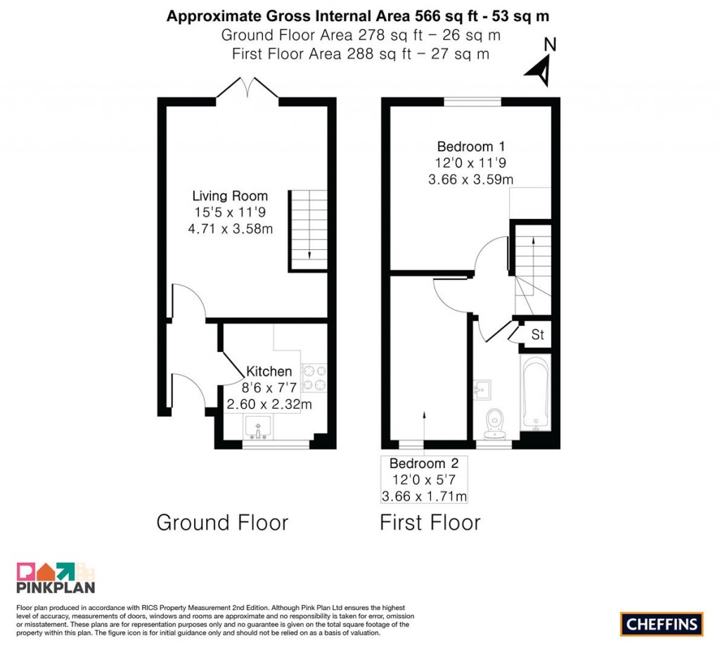 Floorplans For Clover End, Witchford, Ely