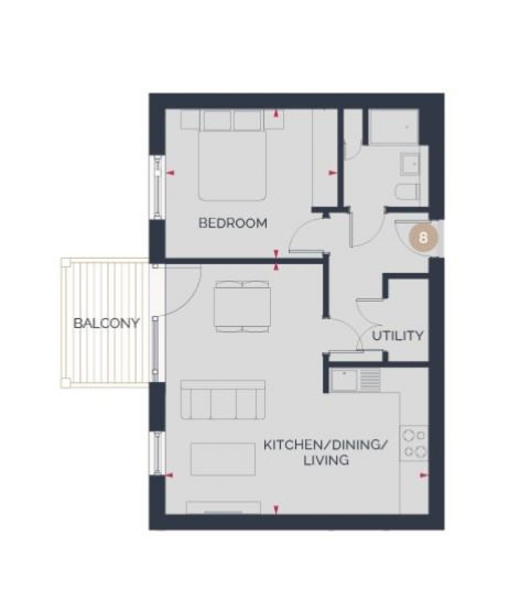 Floorplans For St Leonards Quarter, Exeter