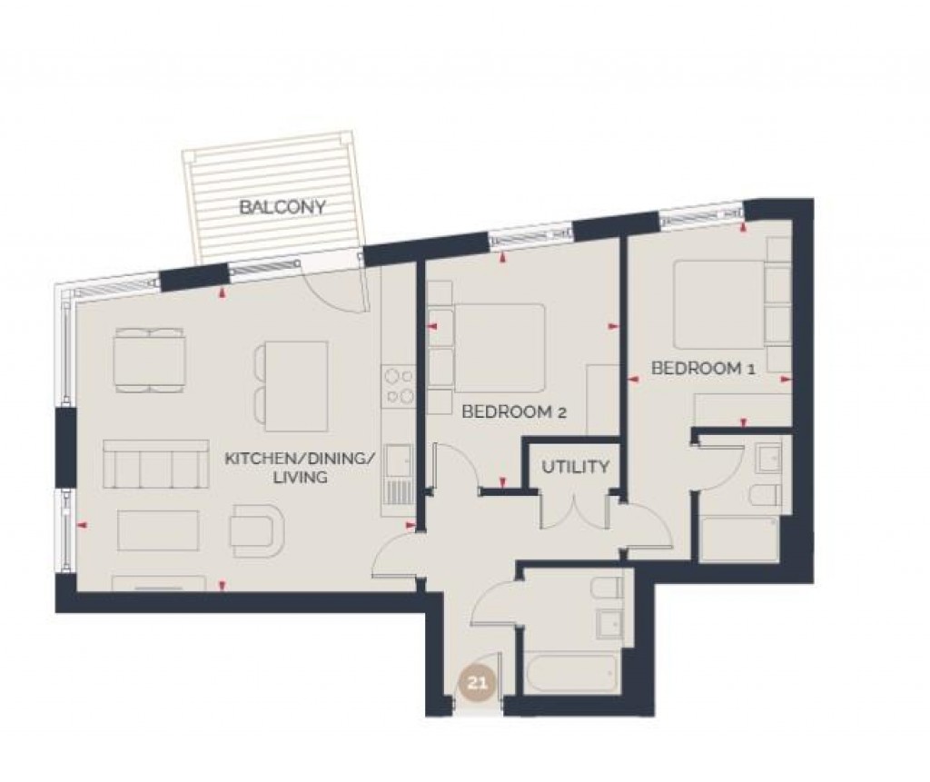 Floorplans For St Leonards Quarter, Exeter