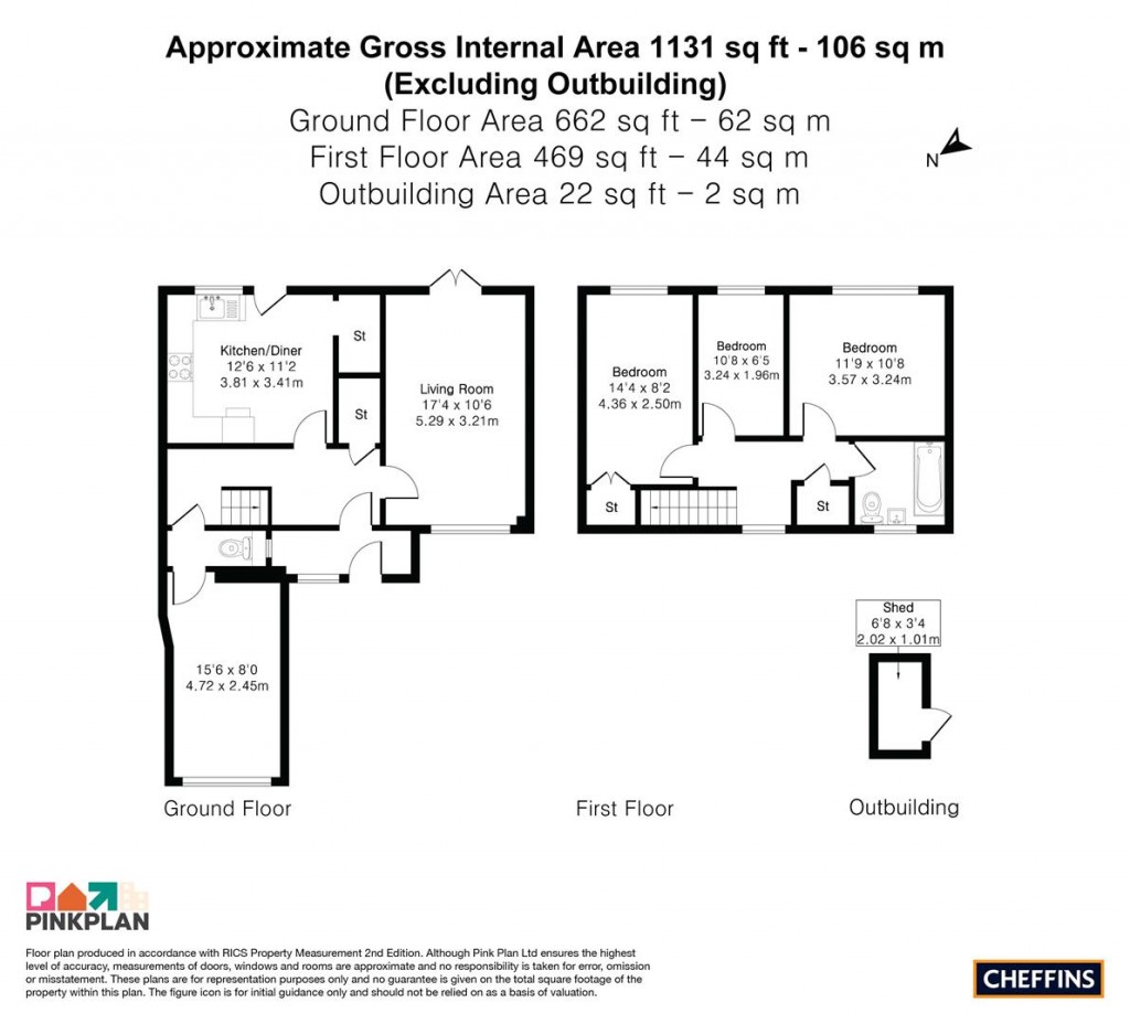 Floorplans For Rosefinch Close, Haverhill