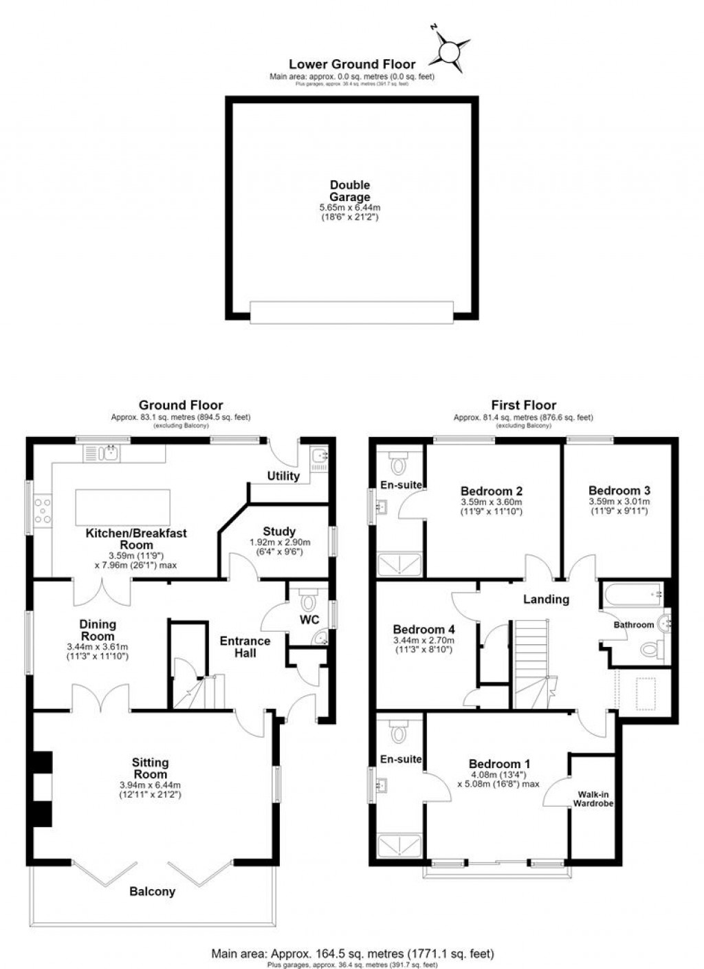 Floorplans For Kingskerswell, South Devon