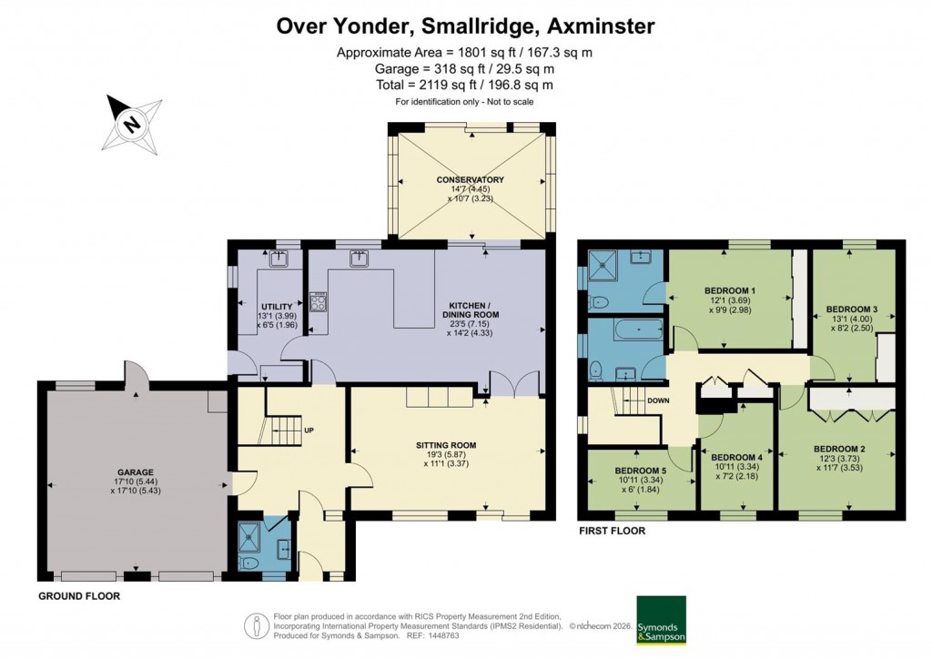 Floorplans For Smallridge, Axminster, Devon