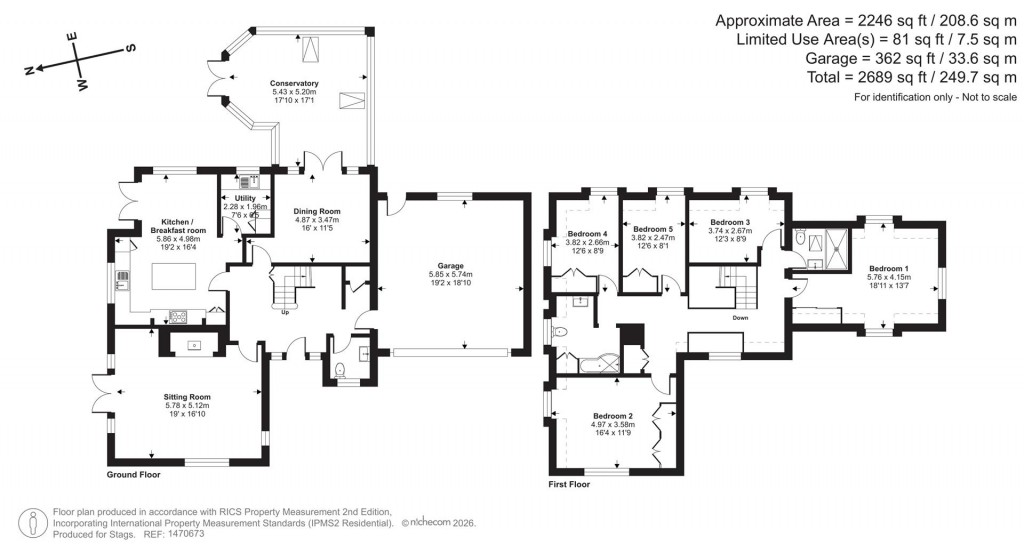 Floorplans For Tedburn St. Mary, Exeter