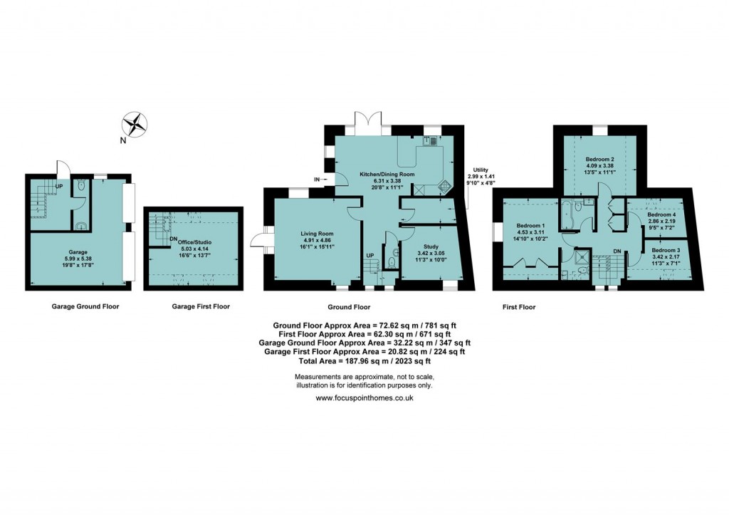 Floorplans For Chapel Lane, Balscote - Ideal for home workers