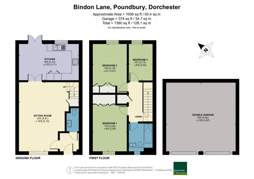 Floorplans For Bindon Lane, Poundbury, Dorchester