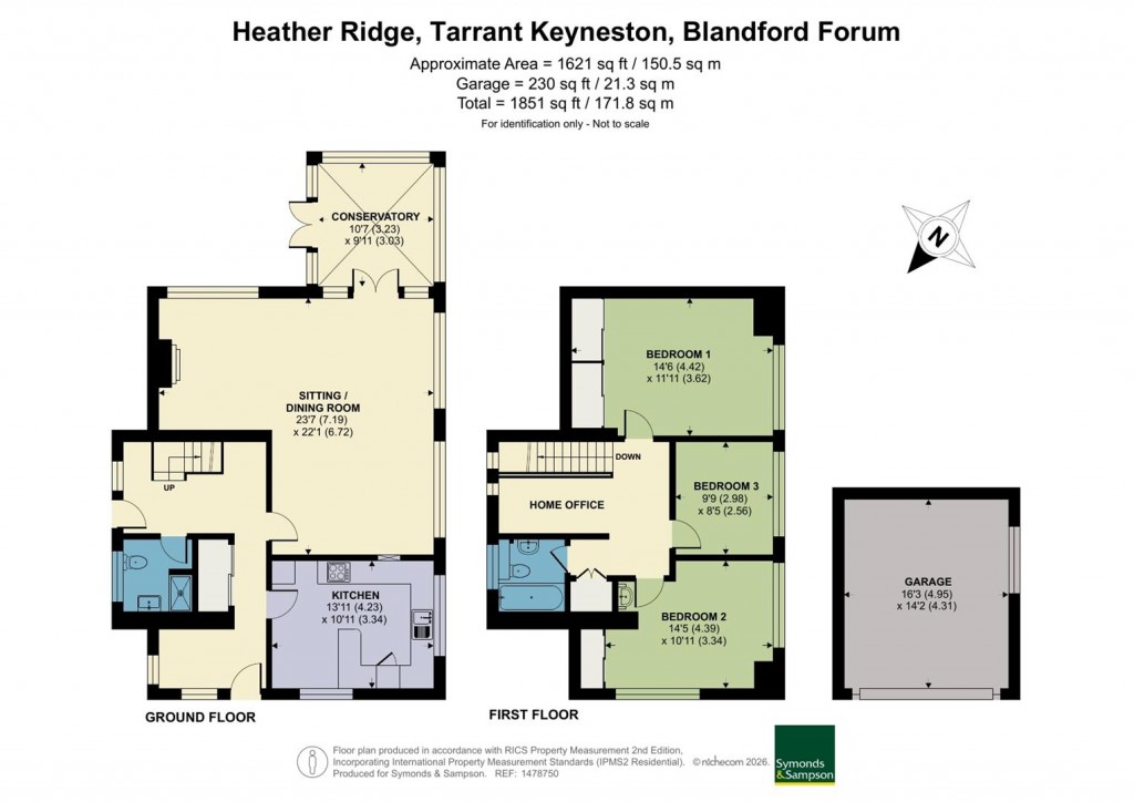 Floorplans For Tarrant Keyneston, Blandford Forum