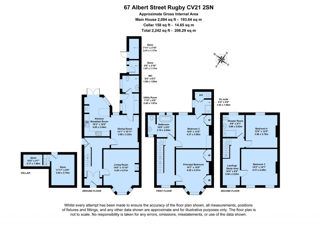 Floorplans For Albert Street, Rugby, CV21