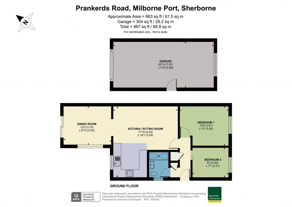 Floorplans For Prankerds Road, Milborne Port, Sherborne