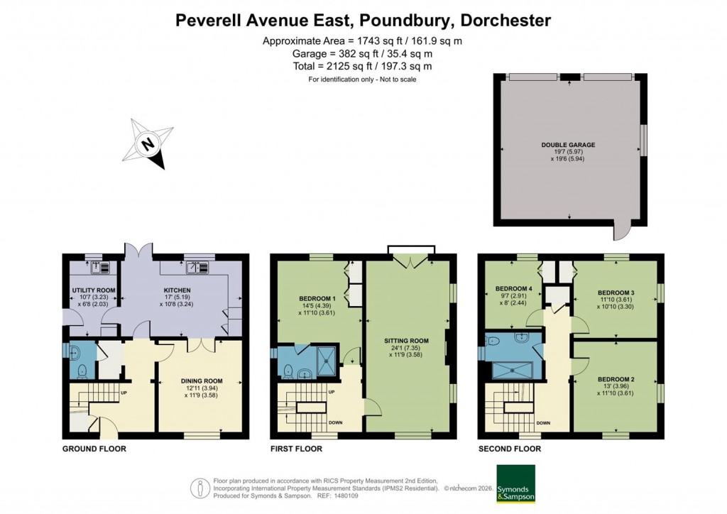 Floorplans For Peverell Avenue East, Poundbury, Dorchester