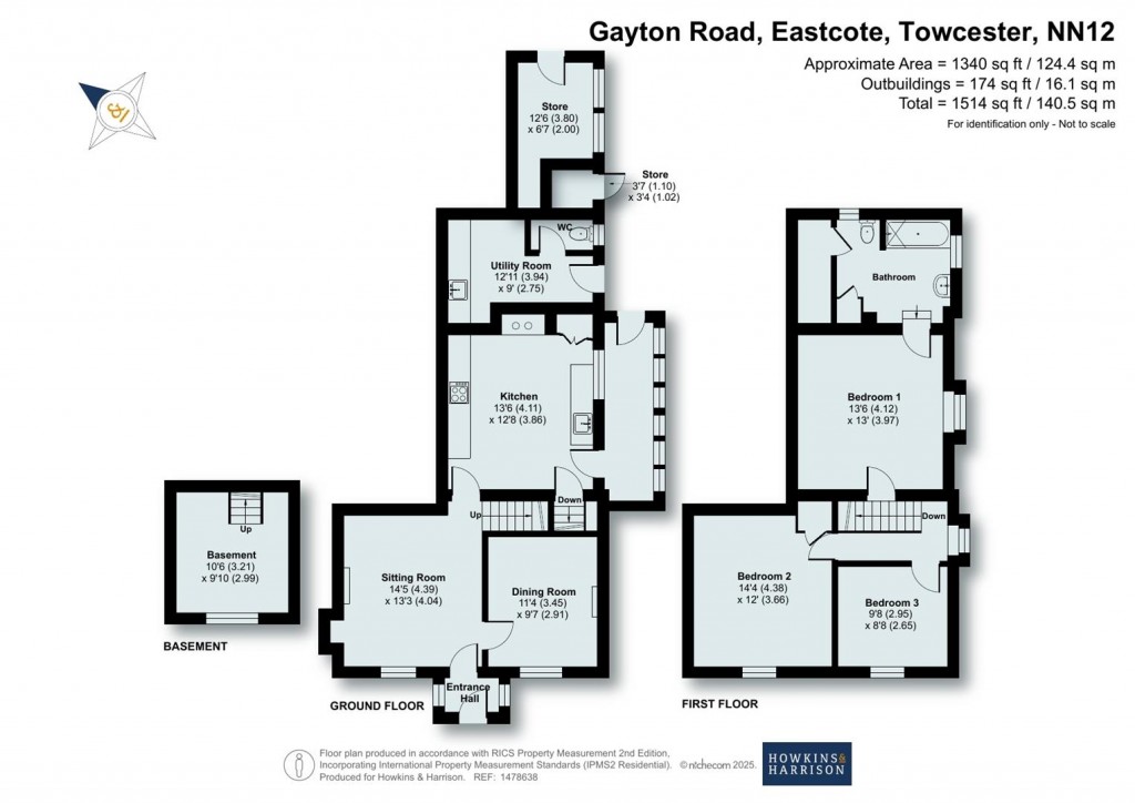 Floorplans For Gayton Road, Eastcote, NN12
