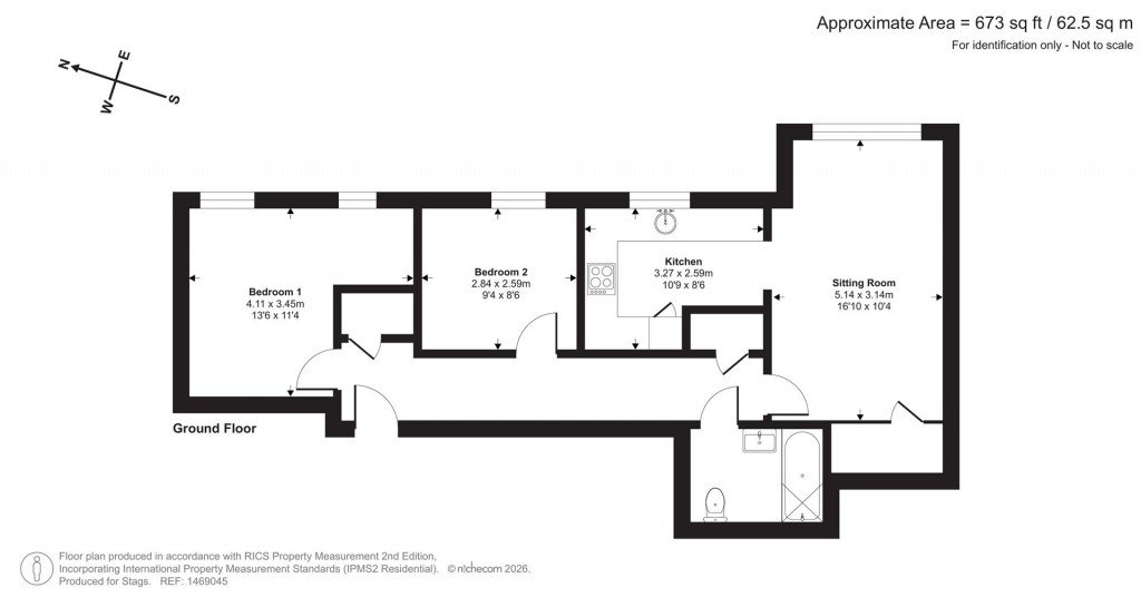 Floorplans For Priory Lane, Bridport