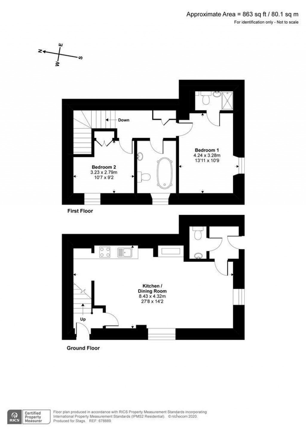 Floorplans For Greenbottom, Chacewater, Truro, Cornwall