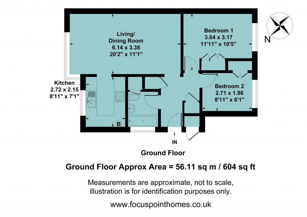 Floorplans For Lodge Close, Banbury - Investment buyers only