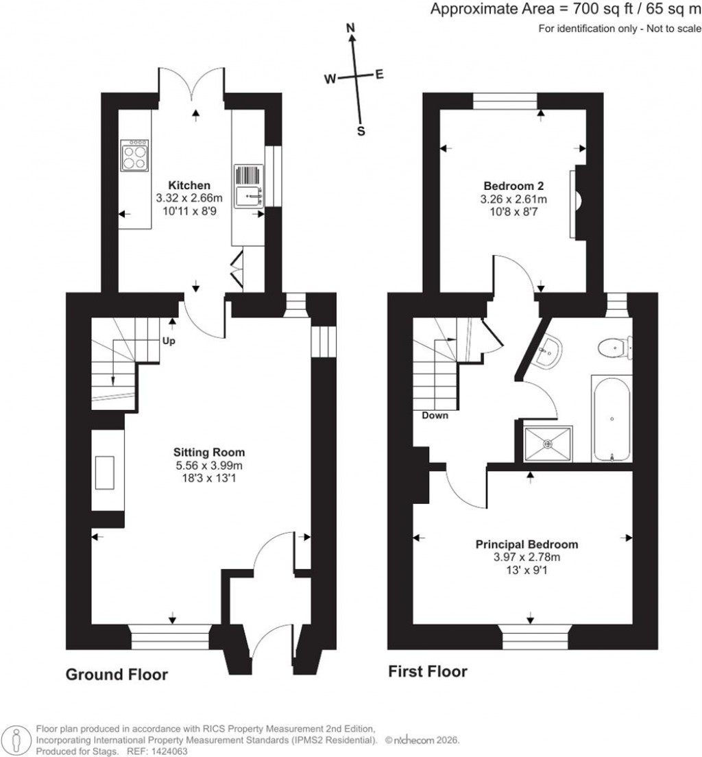 Floorplans For West Street, Bampton, Tiverton