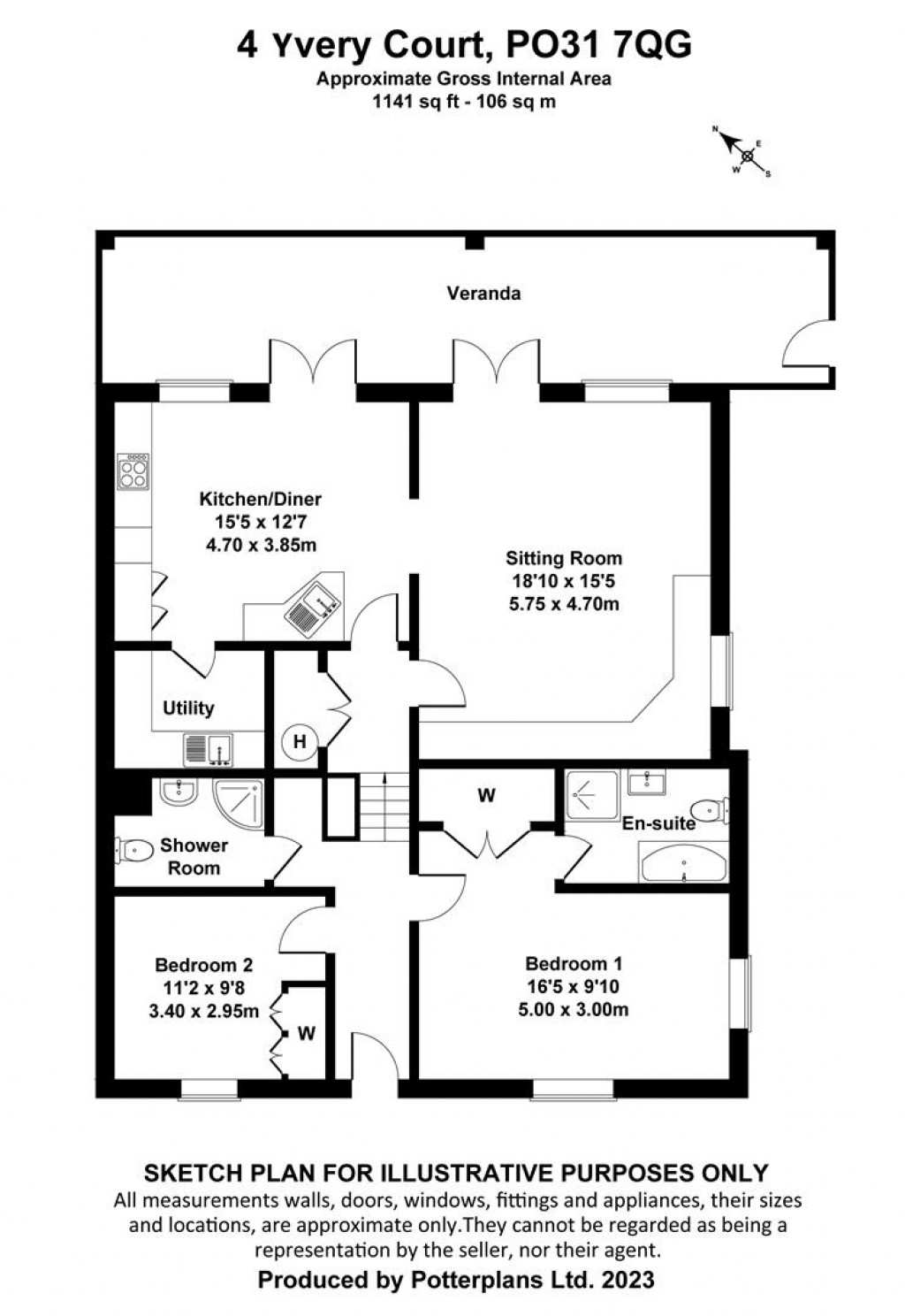 Floorplans For Cowes, Isle of Wight
