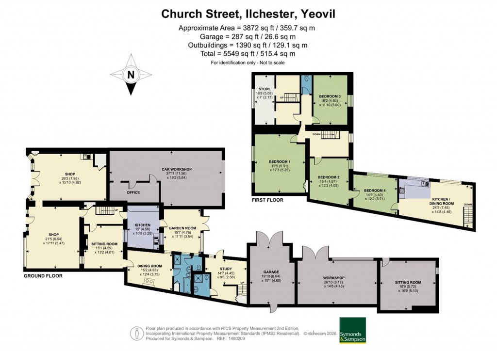 Floorplans For Church street, Ilchester