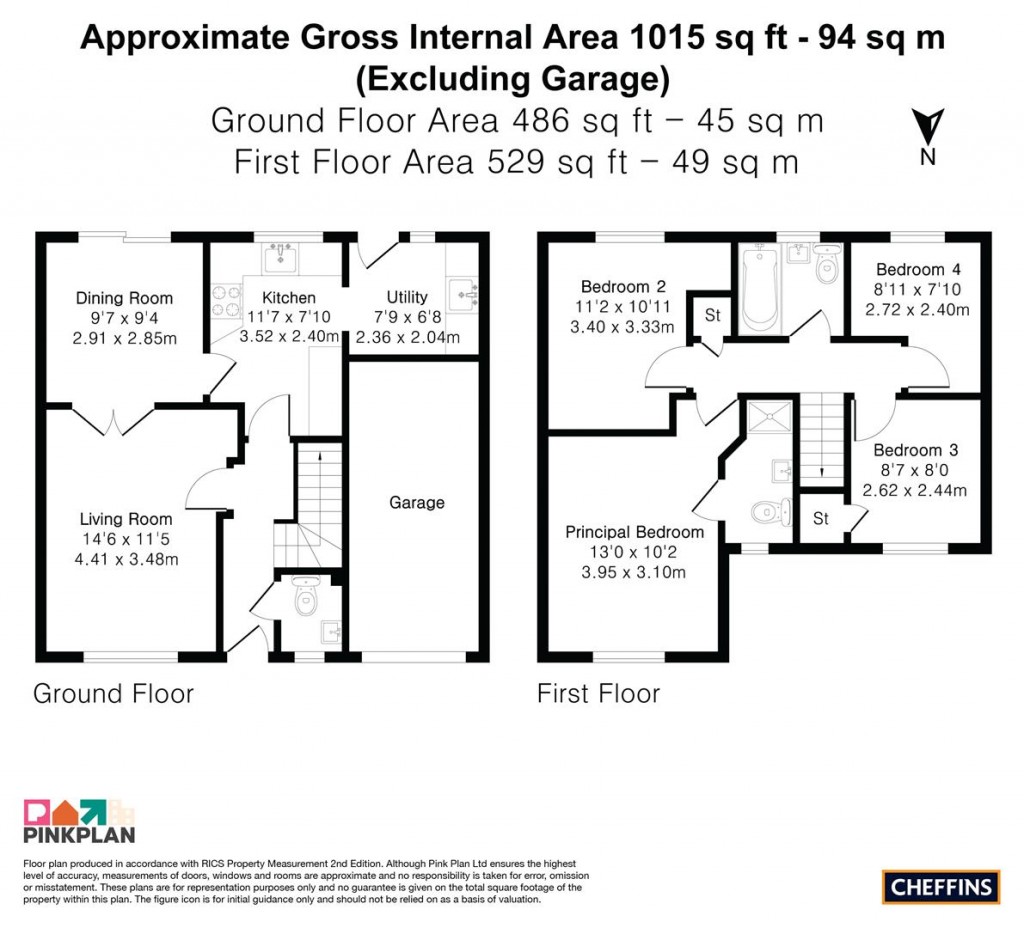 Floorplans For Lowry Close, Haverhill