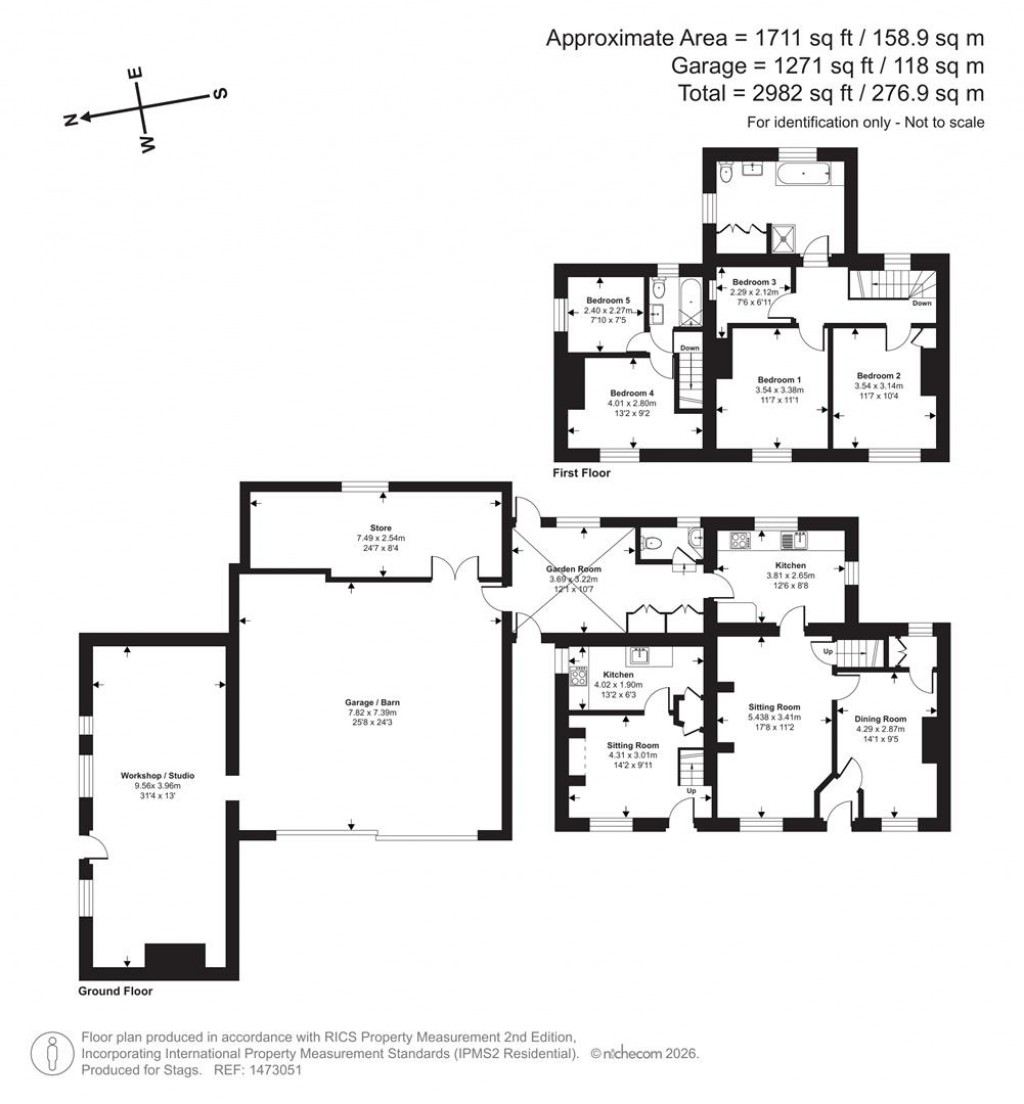 Floorplans For Sutcombe, Holsworthy