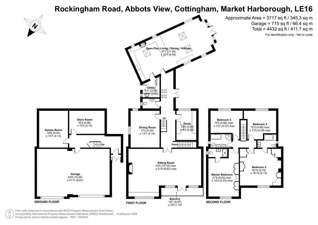 Floorplans For Abbotts View, Cottingham, Market Harborough