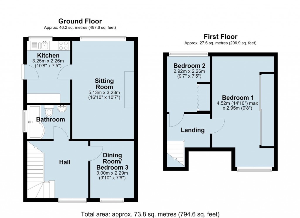 Floorplans For Church Lane, Nether Heyford, Northampton, NN7