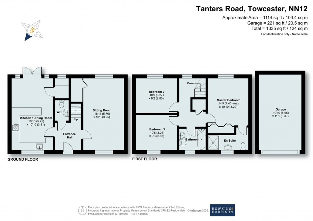 Floorplans For Tanters Road, Towcester, NN12 6LE