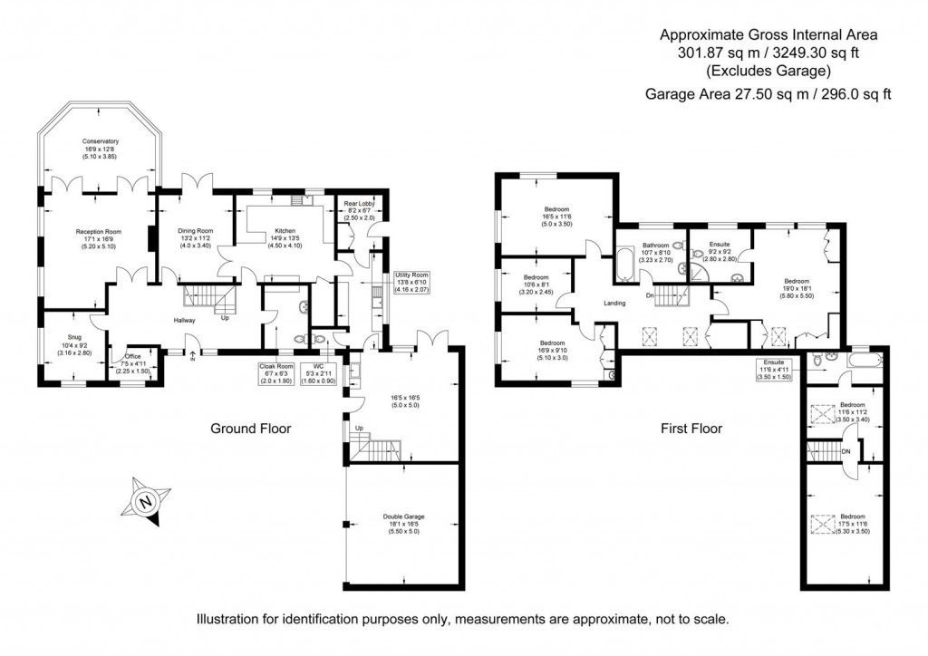 Floorplans For Cornells Lane, Widdington, Saffron Walden