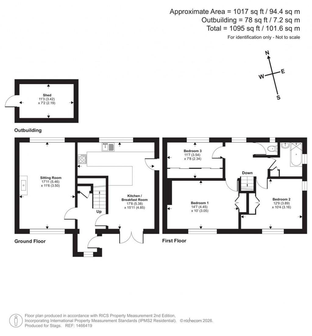 Floorplans For Nr Buckland Brewer