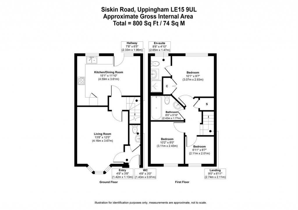 Floorplans For Siskin Road, Uppingham, Rutland