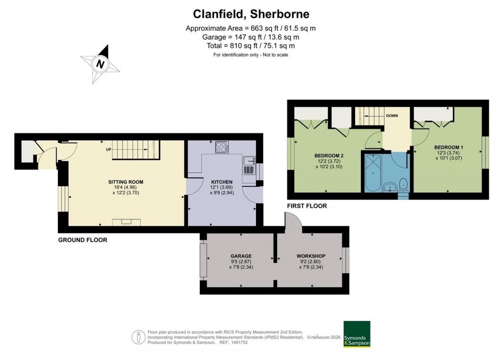 Floorplans For Clanfield, Sherborne, Dorset