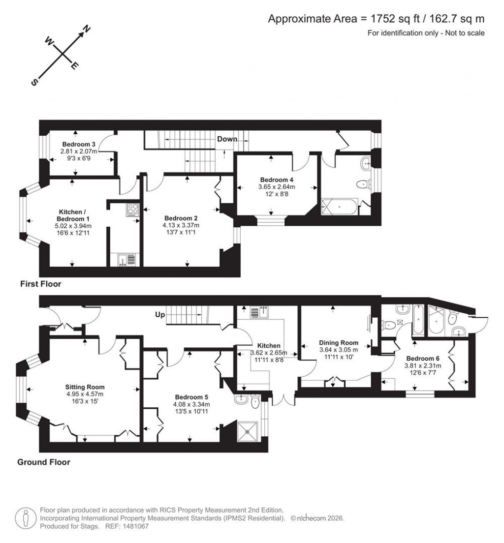 Floorplans For Devon Terrace, Bridgetown, Totnes