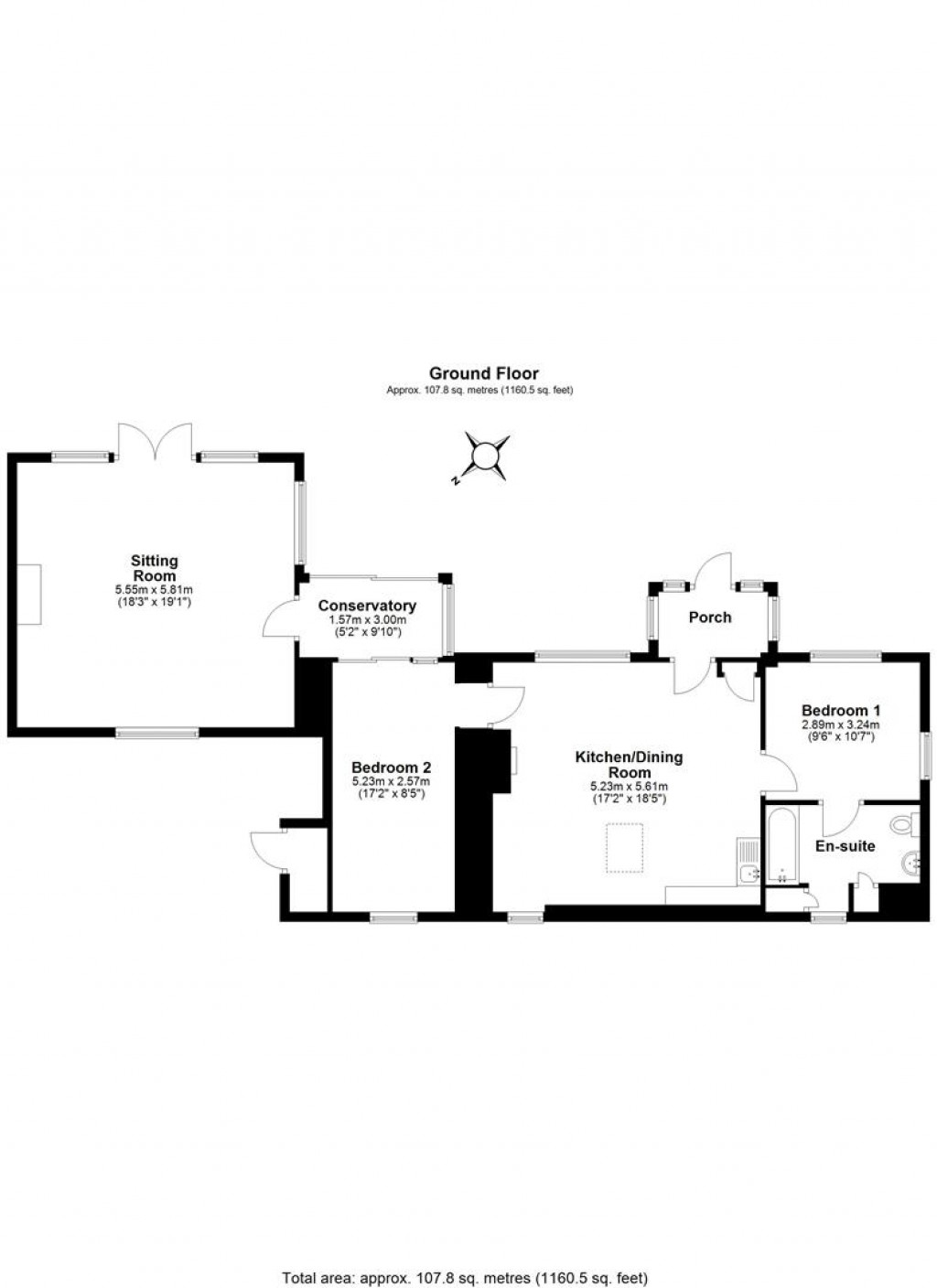 Floorplans For East Cornworthy, Totnes