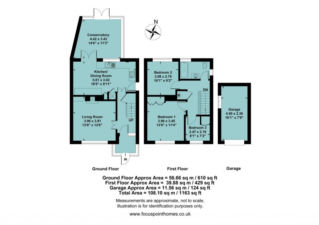 Floorplans For Wales Street, Kings Sutton - Close to railway station