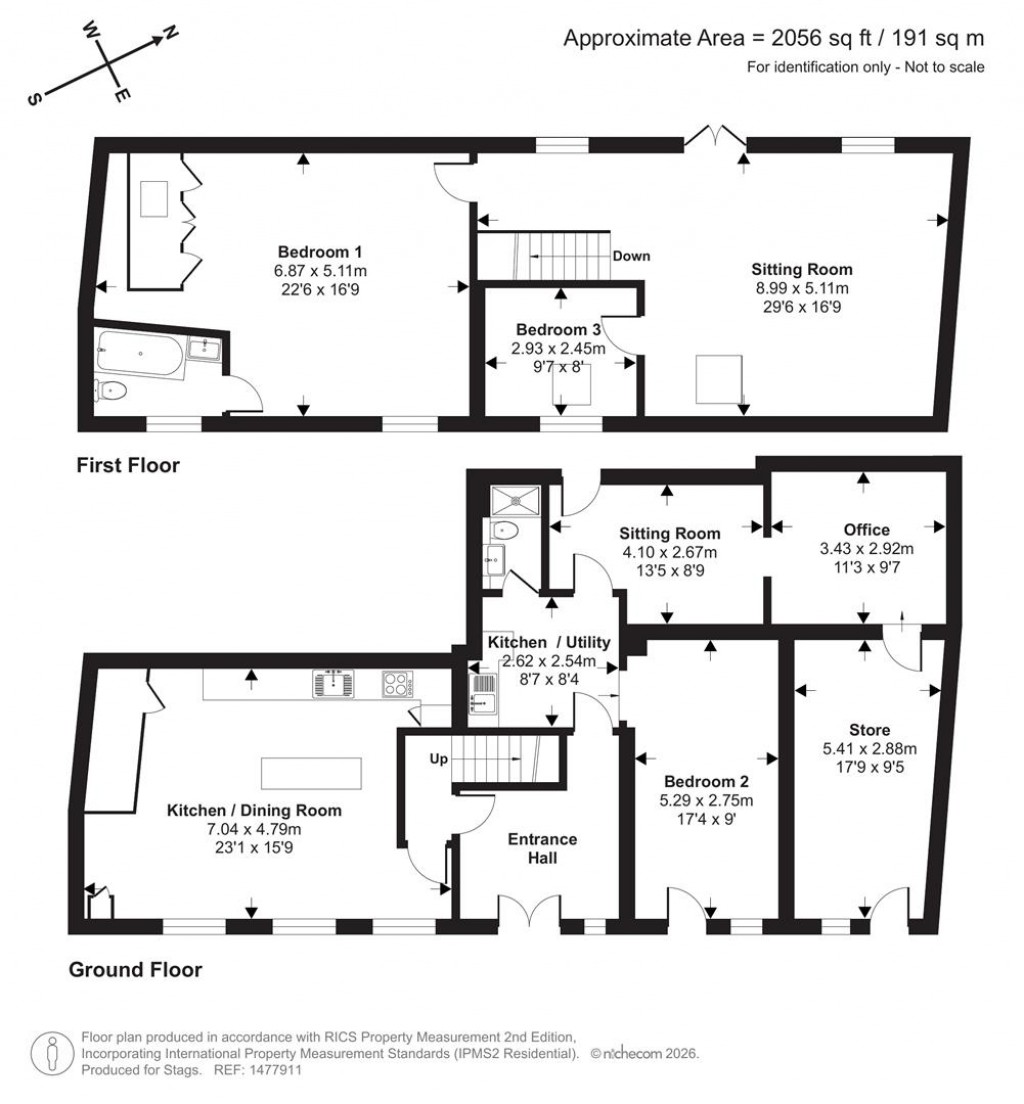 Floorplans For Bridge Street, Tiverton