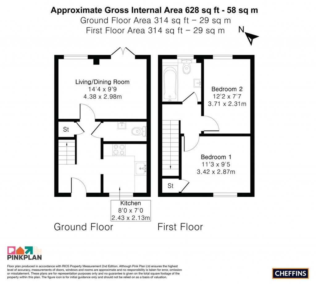 Floorplans For Tennyson Place, Ely