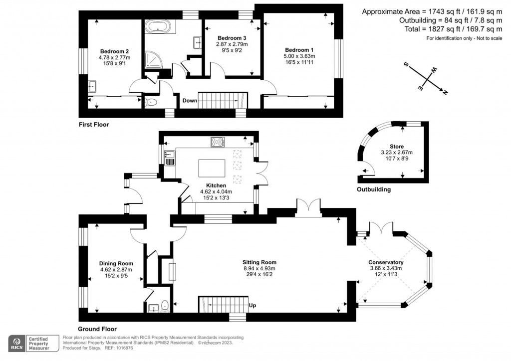 Floorplans For Cat Street, Chiselborough, Stoke-Sub-Hamdon