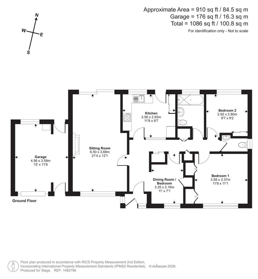 Floorplans For Lyddon Close, Wellington