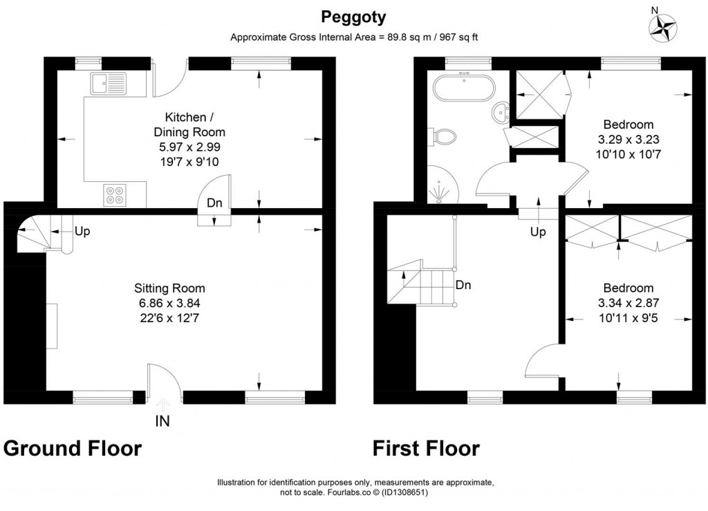 Floorplans For Fossebridge, Gloucestershire