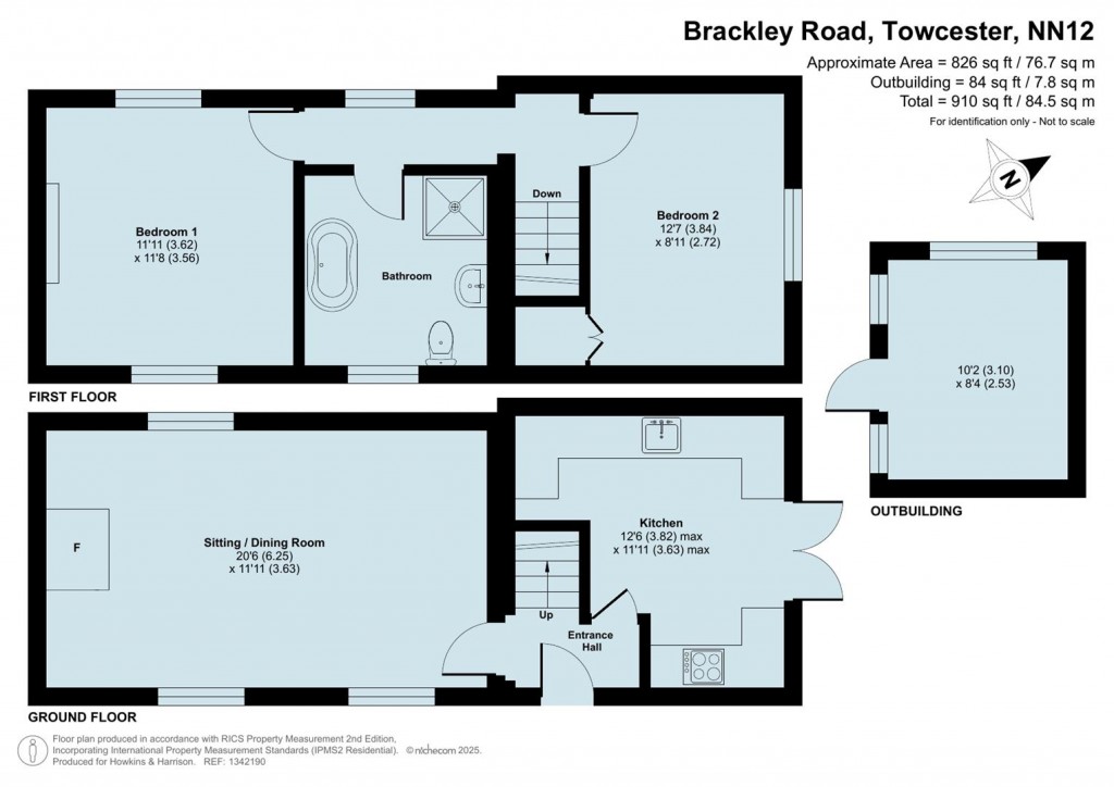 Floorplans For Brackley Road, Towcester, NN12