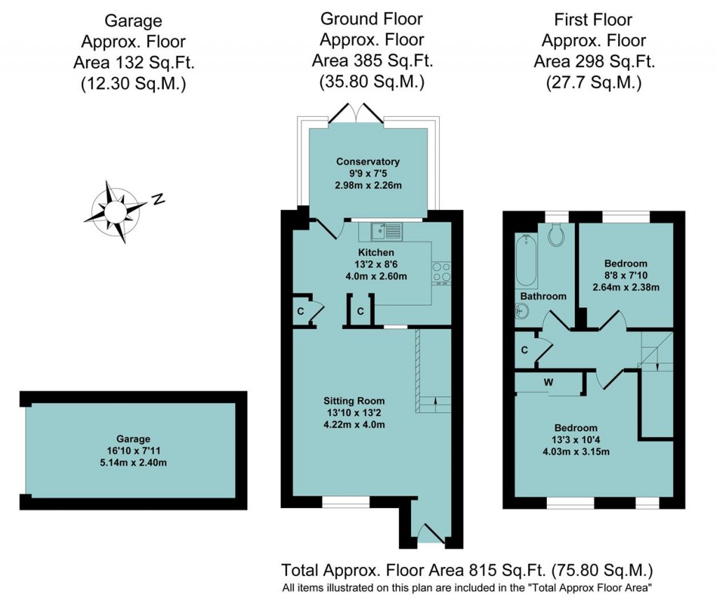 Floorplans For Hereford Way, Banbury