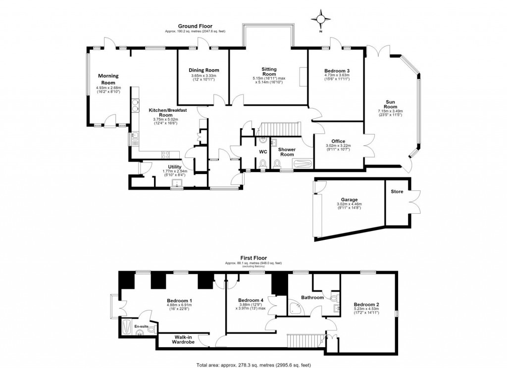 Floorplans For Manaton, Newton Abbot