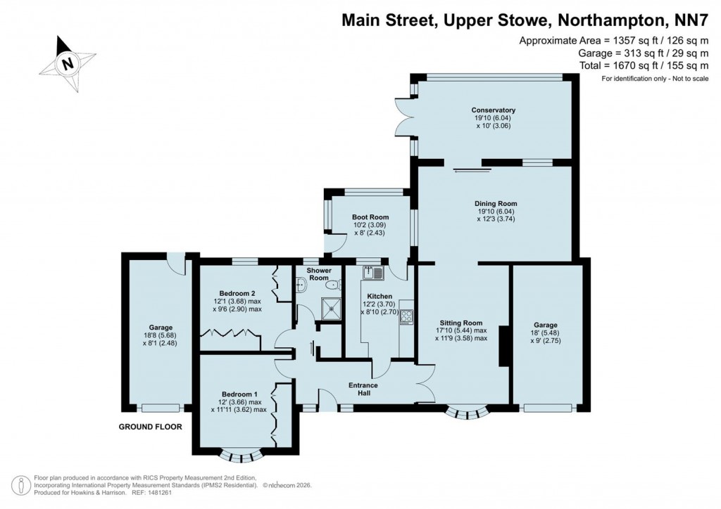 Floorplans For Main Street, Upper Stowe, Northampton, NN7