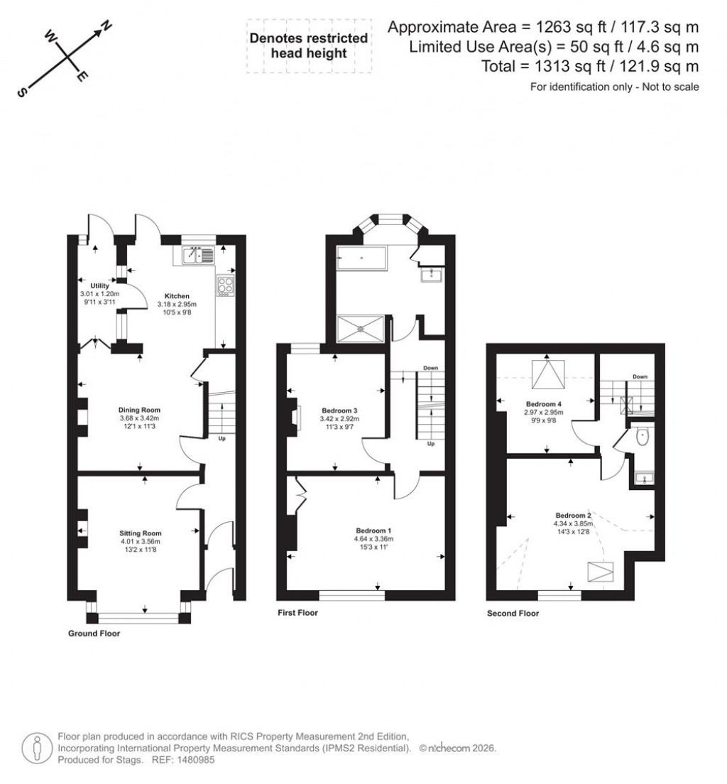 Floorplans For Barnardo Road, Exeter