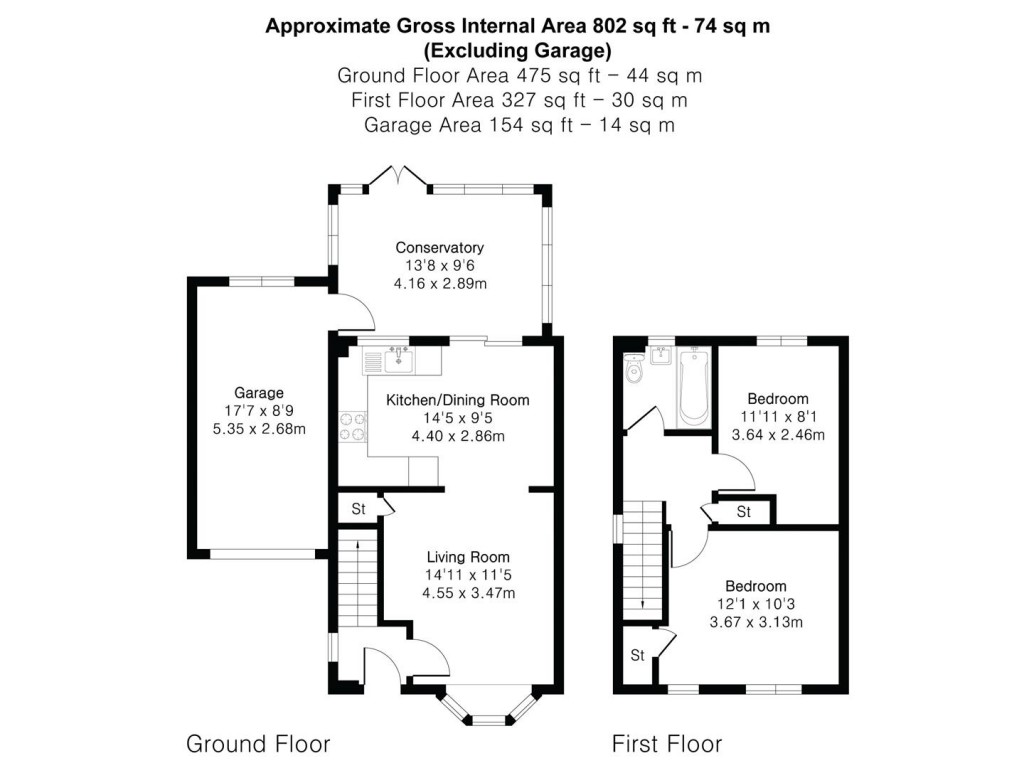Floorplans For Rookery Close, Great Chesterford, Saffron Walden