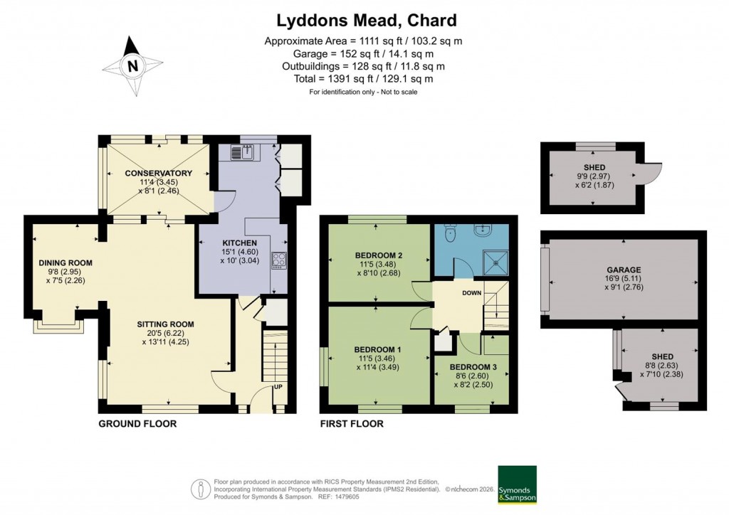 Floorplans For Lyddons Mead, Chard